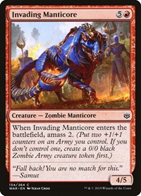 Invading Manticore, War of the Spark