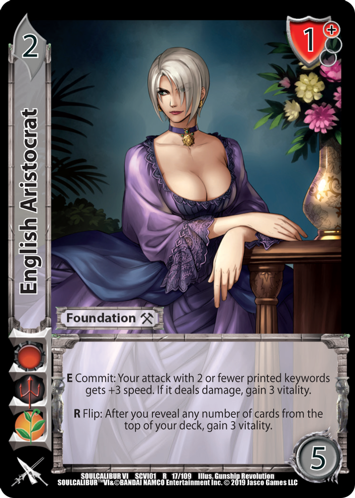 English Aristocrat, Standard, front