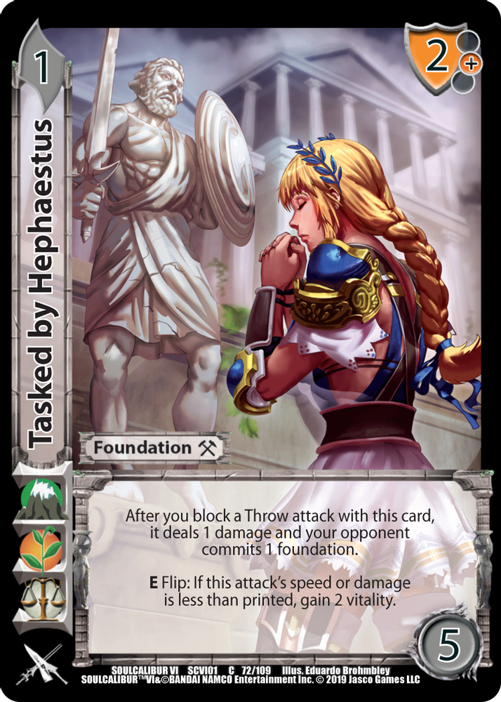 Tasked by Hephaestus, Standard, front