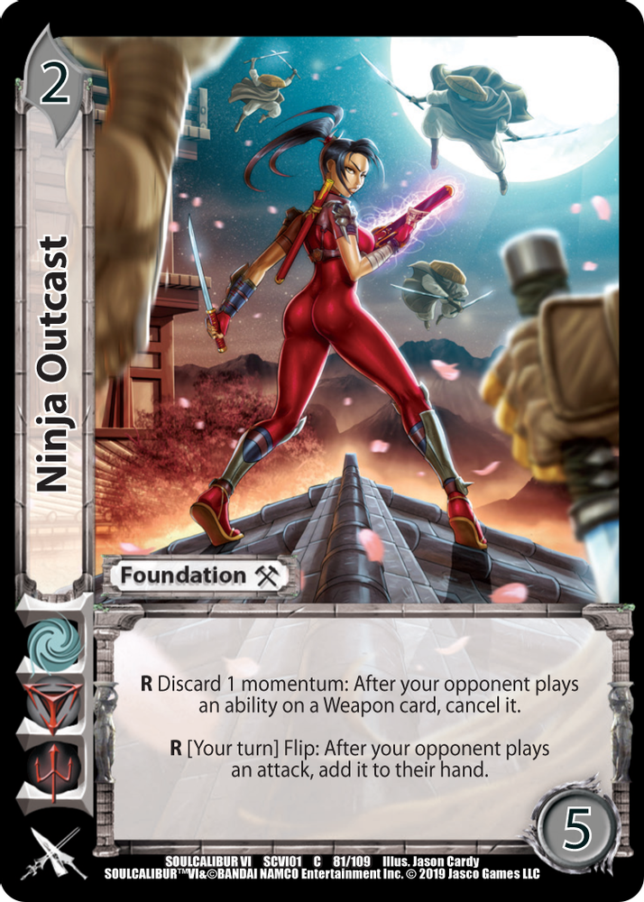 Ninja Outcast, Standard, front