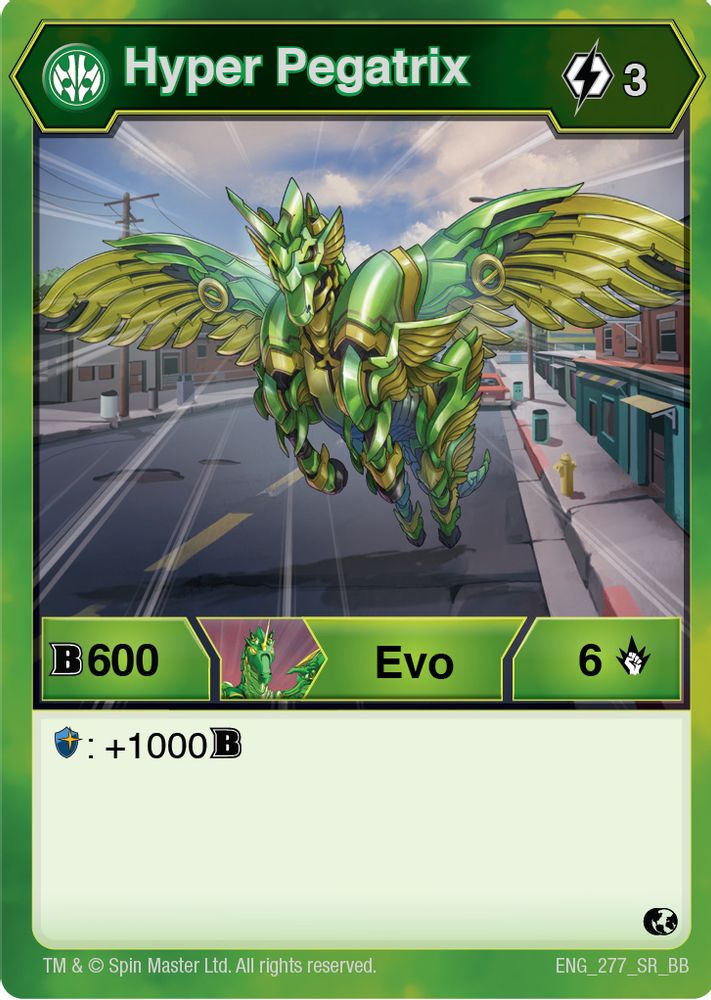 Hyper Pegatrix (277), Holohex, front
