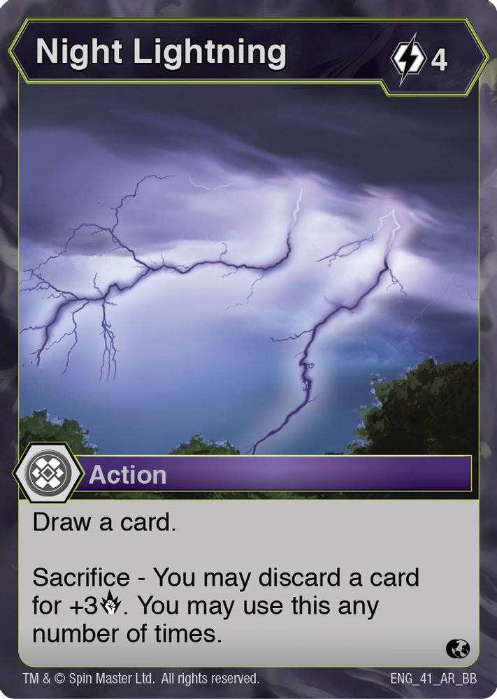 Night Lightning, Standard, front