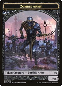 Zombie Army Token (010), War of the Spark