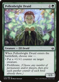 Pollenbright Druid, War of the Spark
