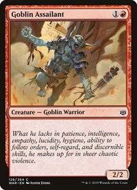 Goblin Assailant, War of the Spark