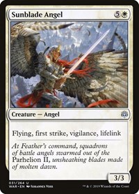 Sunblade Angel, War of the Spark