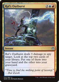 Ral's Outburst, War of the Spark