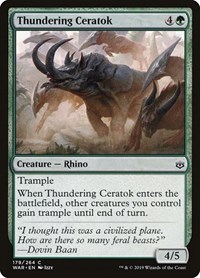 Thundering Ceratok, War of the Spark