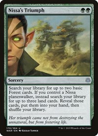Nissa's Triumph, War of the Spark