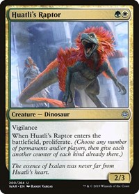 Huatli's Raptor, War of the Spark