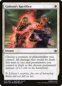 Gideon's Sacrifice, War of the Spark