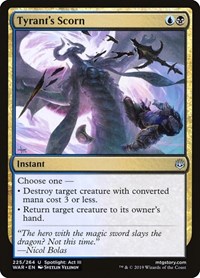 Tyrant's Scorn, War of the Spark