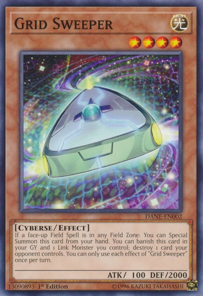 Grid Sweeper, 1st-edition, front