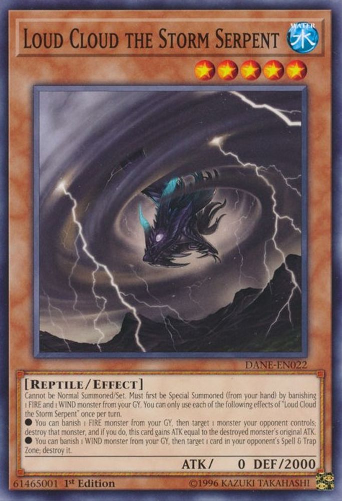 Loud Cloud the Storm Serpent, 1st-edition, front