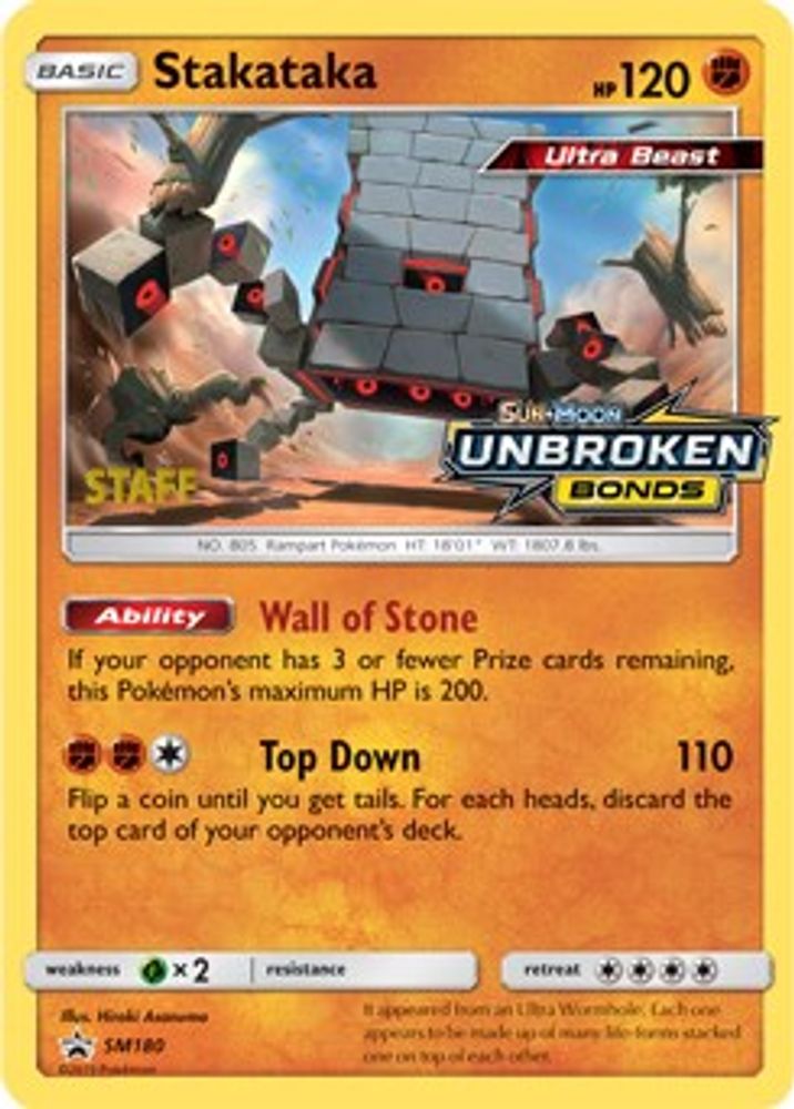 Stakataka - SM180 (Prerelease) [Staff]
