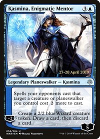 Kasmina, Enigmatic Mentor, Prerelease Cards