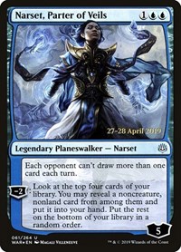 Narset, Parter of Veils, Prerelease Cards