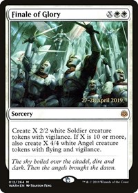 Finale of Glory, Prerelease Cards