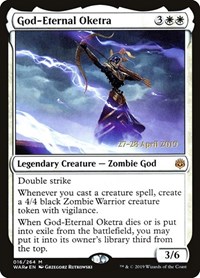 God-Eternal Oketra, Prerelease Cards
