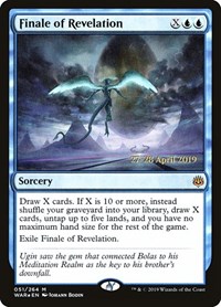 Finale of Revelation, Prerelease Cards