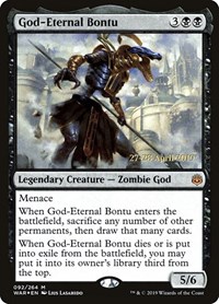 God-Eternal Bontu, Prerelease Cards