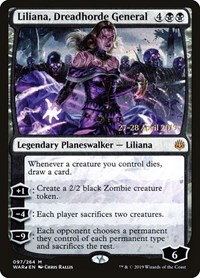 Liliana, Dreadhorde General, Prerelease Cards