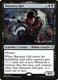 Massacre Girl, Prerelease Cards
