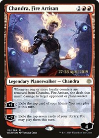 Chandra, Fire Artisan, Prerelease Cards