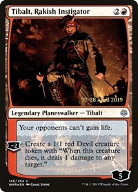 Tibalt, Rakish Instigator, Prerelease Cards