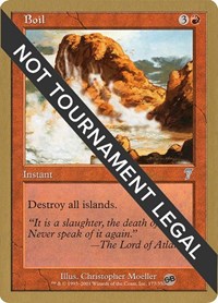 Boil - 2001 Jan Tomcani (7ED) (SB), World Championship Decks