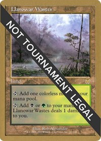 Llanowar Wastes - 2001 Jan Tomcani (APC), World Championship Decks