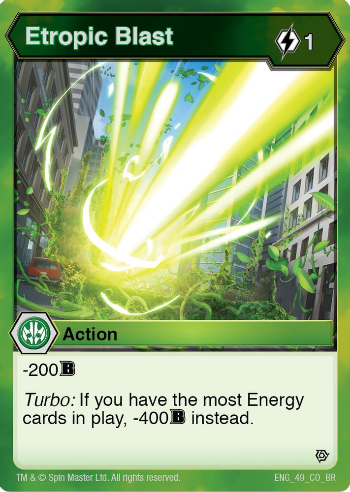 Etropic Blast, Standard, front