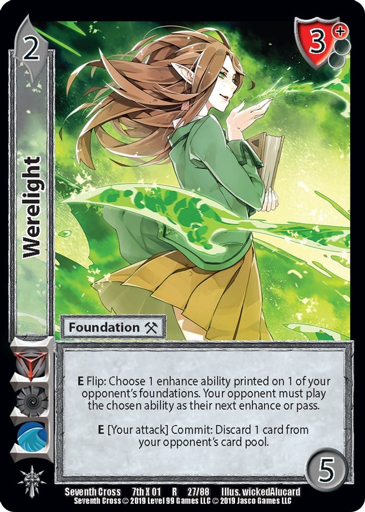 Werelight, Foil, front