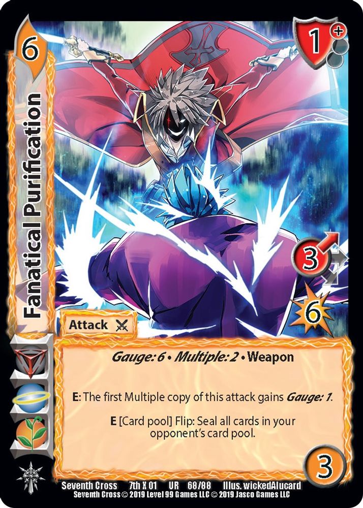 Fanatical Purification, Foil, front