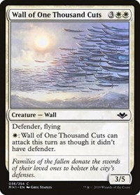 Wall of One Thousand Cuts, Modern Horizons