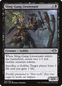 Sling-Gang Lieutenant, Modern Horizons