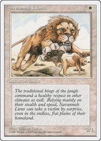 Savannah Lions, Fourth Edition