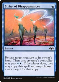 String of Disappearances, Modern Horizons