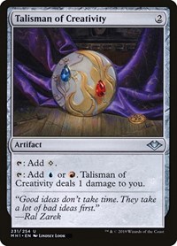 Talisman of Creativity, Modern Horizons