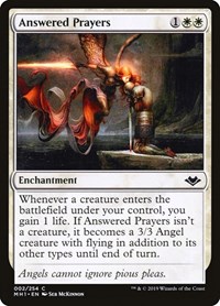 Answered Prayers, Modern Horizons