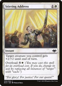 Stirring Address, Modern Horizons