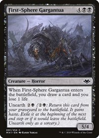 First-Sphere Gargantua, Modern Horizons