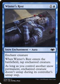 Winter's Rest, Modern Horizons
