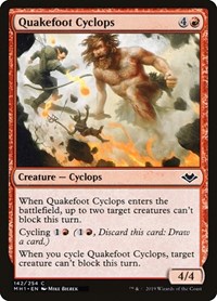 Quakefoot Cyclops, Modern Horizons