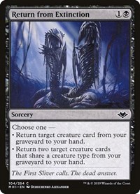 Return from Extinction, Modern Horizons