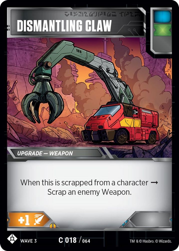 Dismantling Claw, Standard, front