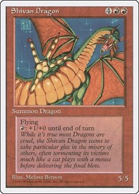 Shivan Dragon, Fourth Edition