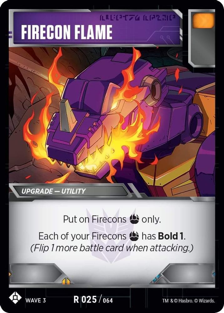 Firecon Flame, Standard, front