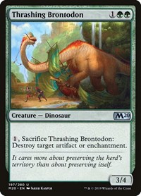 Thrashing Brontodon, Core Set 2020