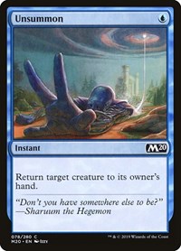 Unsummon, Core Set 2020